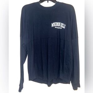 Southern Spirit Wisconsin Dells Long Sleeve Tee – Navy Oversized Top Size Small